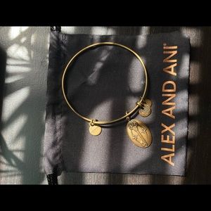 Gold Alex and Ani braclet